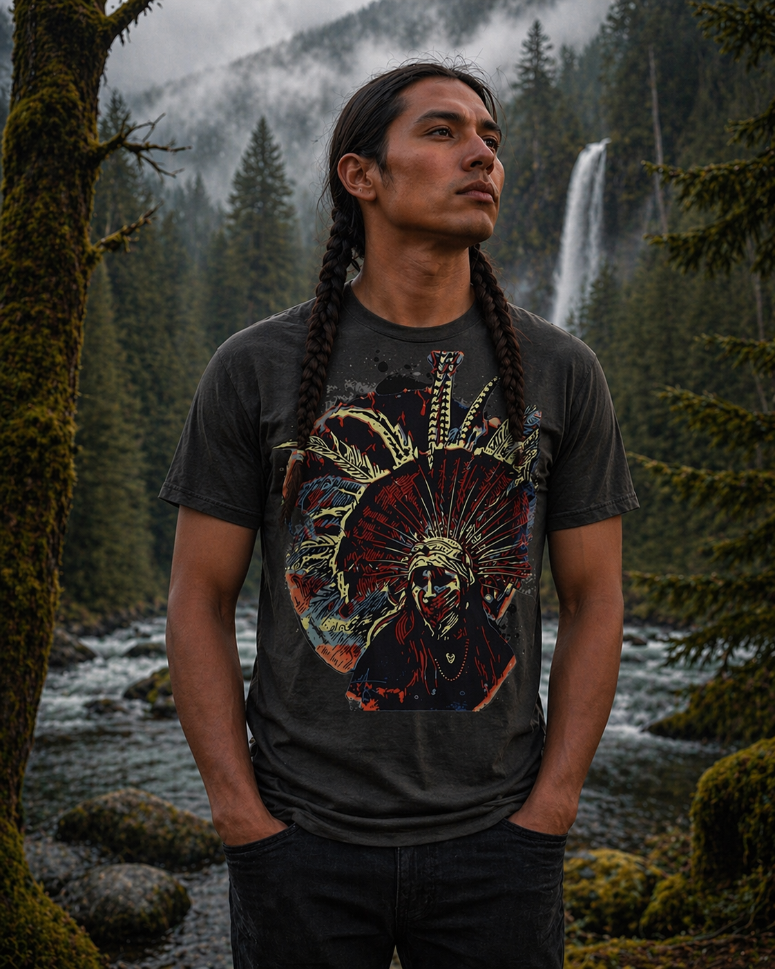 “Hecho en Norteamérica” “Made in North America” NaCreative Art-Wear t shirt